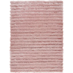 Origins Carved Glamour Abode Rose Rug 80 x 150cm - Pink - Origins Rugs - Wilko - thumbnail 1