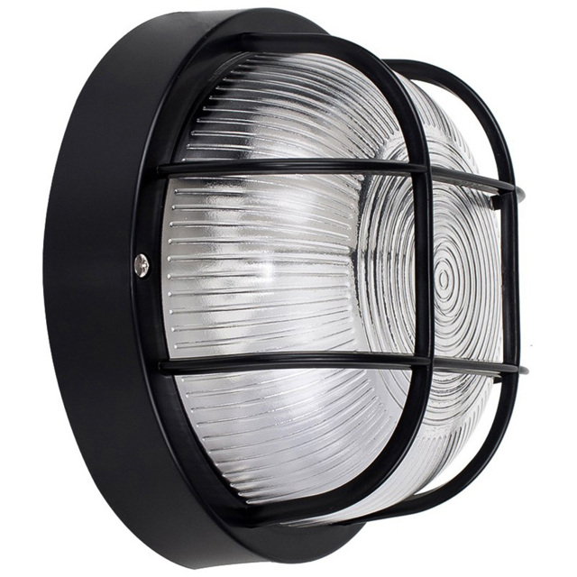 ValueLights Pendle Black Bulkhead Outdoor Wall Light - Size: 17.6 x 19 x 19cm - Wilko - image 1