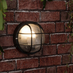 ValueLights Pendle Black Bulkhead Outdoor Wall Light - Size: 17.6 x 19 x 19cm - Wilko - thumbnail 3