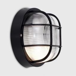 ValueLights Pendle Black Bulkhead Outdoor Wall Light - Size: 17.6 x 19 x 19cm - Wilko - thumbnail 4
