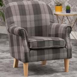 Artemis Home Candia Grey Armchair - Size: Single - Wilko - thumbnail 1