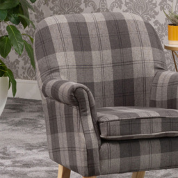 Artemis Home Candia Grey Armchair - Size: Single - Wilko - thumbnail 3