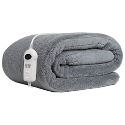 Sweet Dreams Grey Reversible Electric Throw - Size: 200 x 203 cm - Wilko - thumbnail 5