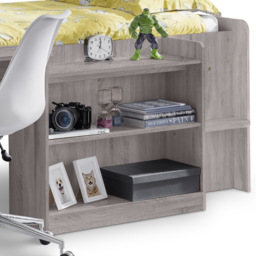 Julian Bowen Neptune Grey Oak Midsleeper - Size: Single - Wilko - thumbnail 4