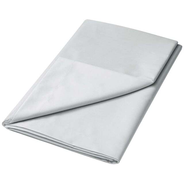 Helena Springfield Single Silver Plain Dye Flat Bed Sheet - Wilko - image 1