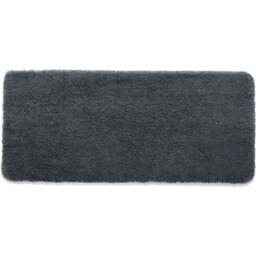 My Luxe Charcoal Rug 67 x 150cm - Size: 67 x 150 x 6cm - grey - Wilko - thumbnail 1