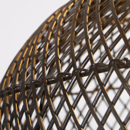 Lighting Collection Tusk Black Rattan Bell Ceiling Lamp Shade - Size: 44 x 53 x 54cm - Wilko - thumbnail 5