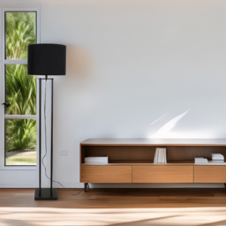 Brooke Floor Lamp - Black - Wilko - thumbnail 3