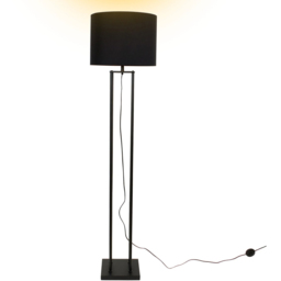 Brooke Floor Lamp - Black - Wilko - thumbnail 4