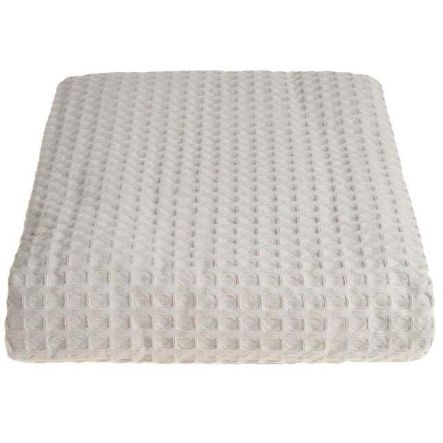 Allure Home Fashions Hotel Taupe Waffle Throw Blanket 175 x 225cm - Brown - Wilko - image 1