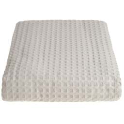 Allure Home Fashions Hotel Taupe Waffle Throw Blanket 175 x 225cm - Brown - Wilko