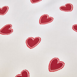 Love Hearts Duvet Set Red Superking - Size: Super King - Divante - Wilko - thumbnail 6
