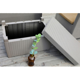 Centurion Supports Santana Rattan 4 Seater Lounge Set Grey - Wilko - thumbnail 6