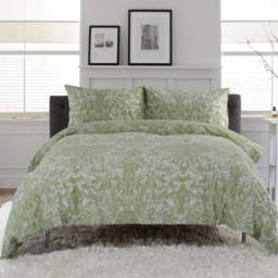 Deyongs Secret Garden Single Sage Duvet Set - Blue - Wilko - thumbnail 1