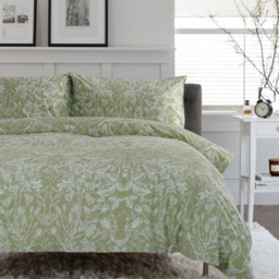Deyongs Secret Garden Single Sage Duvet Set - Blue - Wilko - thumbnail 3