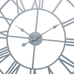 EOS Grey Skeleton Wall Clock with Roman Numerals 60cm - Size: 60 x 60 x 2cm - Home Garden Direct - Wilko - thumbnail 6