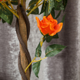 Portland Orange Rose Artificial Tree in Pot 90cm 2 Pack - Size: 90 x 18 x 18cm - Multi - Wilko - thumbnail 5