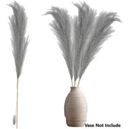 Shatchi Pre Lit Pink Pampas Grass 100cm - Size: 100 x 8 x 8cm - Wilko - thumbnail 4