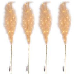 Shatchi Pre Lit Pink Pampas Grass 100cm - Size: 100 x 8 x 8cm - Wilko - thumbnail 5