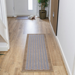 JVL Allure Beige Rubber Backed Door Runner 50 x 150cm - Size: 150 x 50 x 0.4cm - Brown - Wilko - thumbnail 3