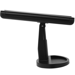 Premier Housewares Black Cassini LED Dressing Table Mirror - Size: 28 x 18cm - Wilko - thumbnail 6