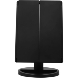 Premier Housewares Black Cassini LED Dressing Table Mirror - Size: 28 x 18cm - Wilko - thumbnail 4