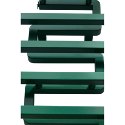 Terma Bookie Matt Green Heated Towel Rail 655 x 500mm - Size: #VALUE! - Wilko - thumbnail 4