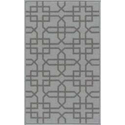 Desire Rugs Havana Silver Cubed Trellis Anti Slip Door Mat 120 x 67cm - Size: 67 x 120cm - Wilko