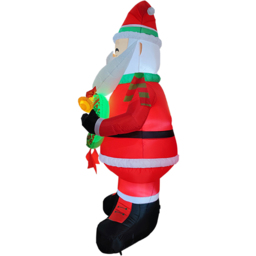 Living and Home Inflatable Santa Model LED Christmas Decoration 7.9ft - Size: 8ft - Multi - Wilko - thumbnail 5