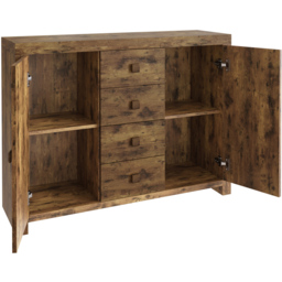 GFW Jakarta 2 Door 4 Drawer Mango Sideboard - Brown - Wilko - thumbnail 6