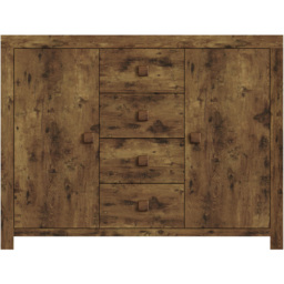 GFW Jakarta 2 Door 4 Drawer Mango Sideboard - Brown - Wilko - thumbnail 4