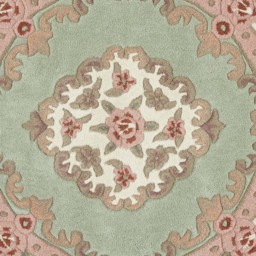 Origins Shensi Green Wool Round Rug 120cm - Size: 120 x 120cm - Origins Rugs - Wilko - thumbnail 4