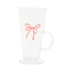 Christmas Bear or Bow Glass Latte Mug - Wilko - thumbnail 4