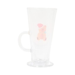Christmas Bear or Bow Glass Latte Mug - Wilko - thumbnail 5