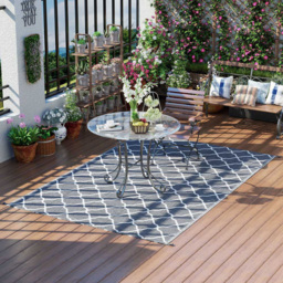 Outsunny Reversible Outdoor Rug Grey - Size: 16 x 38 x 41cm - Wilko - thumbnail 6