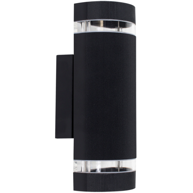 ValueLights Ryston Black Cool White Bulb Wall Up-Down Light - Size: 26.5 x 10 x 10.5cm - Wilko - image 1