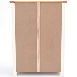 Cabinet Bits Maggiori 4 Drawer Off White Chrome Knob Chest of Drawers - Wilko - thumbnail 7