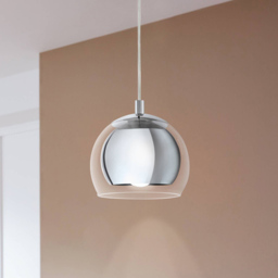 EGLO Rocamar Chrome Pendant Light - Size: 19.0 x 19.0 x 110.0cm - Wilko - thumbnail 3