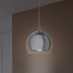 EGLO Rocamar Chrome Pendant Light - Size: 19.0 x 19.0 x 110.0cm - Wilko - thumbnail 4
