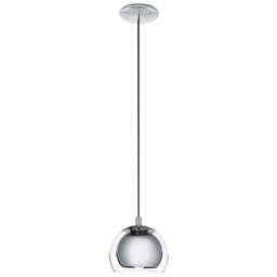 EGLO Rocamar Chrome Pendant Light - Size: 19.0 x 19.0 x 110.0cm - Wilko