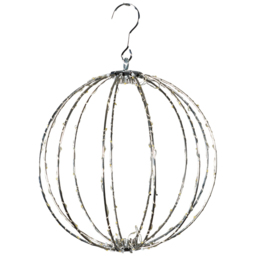 St Helens Outdoor Festive LED Copper Sphere Decoration - Size: 30cm - Multi - Wilko - thumbnail 3