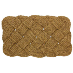 JVL Woven Coir Rope Doormat 45 x 75cm - JVL Homewares - Wilko - thumbnail 1