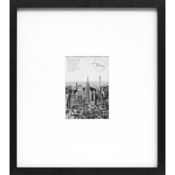 Black Extra Large Mount Photo Frame - Black/7 x 5 inch - Wilko