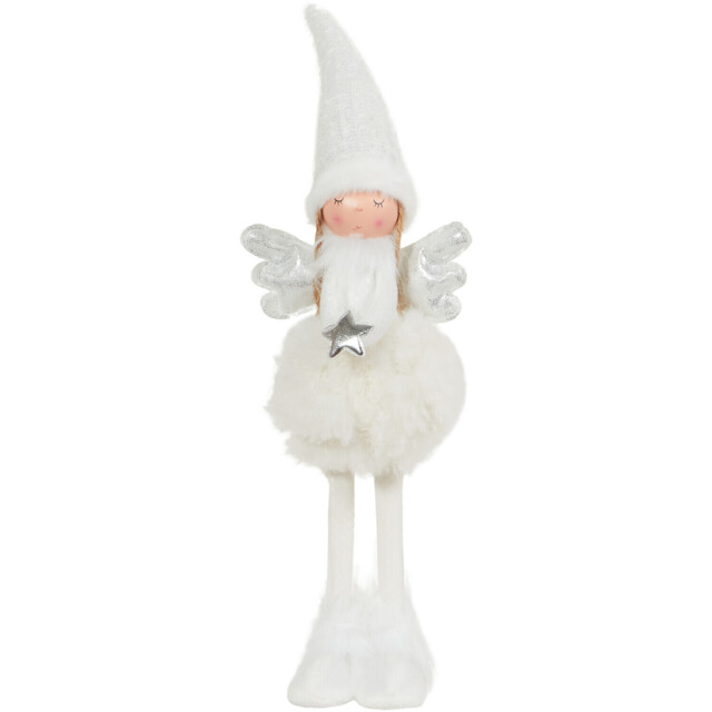White and Silver Standing Fairy - White - Wilko - image 1