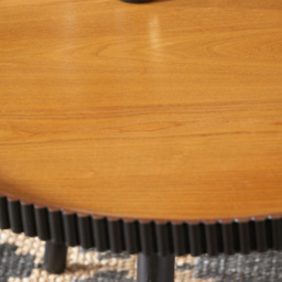 Pacific Lifestyle Hammond Natural and Black Pine Wood Coffee Table - Brown - Wilko - thumbnail 5