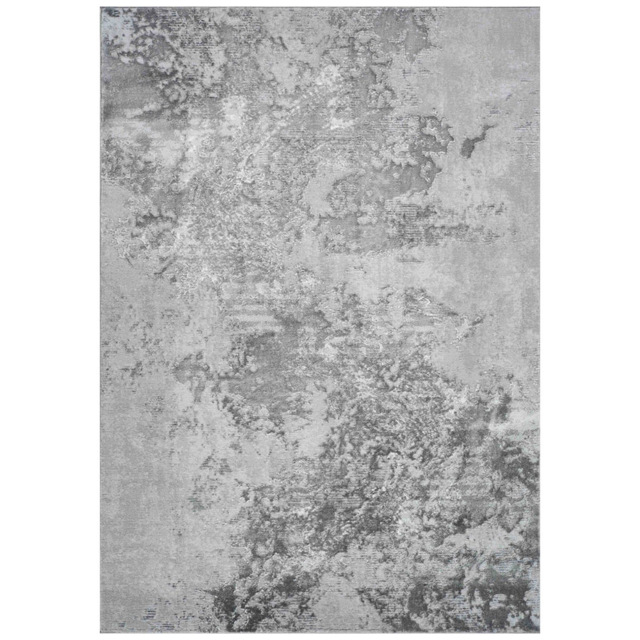Desire Rugs Serenity Grey Abstract Sprayed Grunge Texture Rug 80 x 150cm - Wilko - image 1