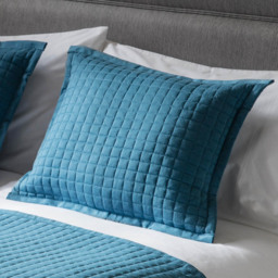 Serene Blue Crompton Cobalt Cushion 40 x 50cm - Wilko - thumbnail 3