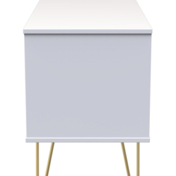 Crowndale Diamond 4 Drawer Matt Indigo and White Chest of Drawers - Wilko - thumbnail 5