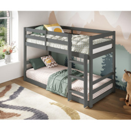 Flair Shasha Grey Low Shorty Wooden Bunk Bed - Wilko - thumbnail 5