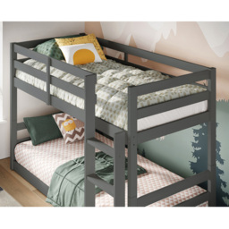 Flair Shasha Grey Low Shorty Wooden Bunk Bed - Wilko - thumbnail 3